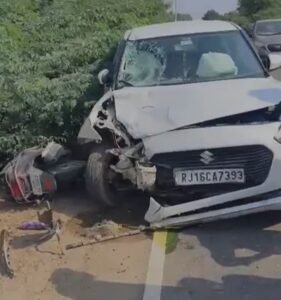 Both injured : जोधपुर में सड़क हादसा: ड्यूटी पर जा रही दो महिला शिक्षिकाएं स्विफ्ट कार की चपेट में आईं, दोनों घायल