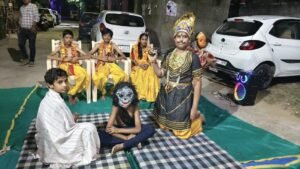 Lively performance : दौसा : बाल गोपाल मंडल की रामलीला में नन्हे कलाकारों ने बांधा समां, 8 फीट के रावण का दहन; सजीव अभिनय से मोह लिया मन ?
