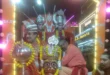Celebration of victory : करछना में धूमधाम से मना दशहरा, राम-लक्ष्मण की झांकी निकली; रावण दहन कर मनाया असत्य पर सत्य की जीत का जश्न