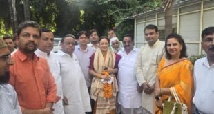Grand welcome : आराधना मिश्रा मोना को प्रदेश अध्यक्ष बनाए जाने पर हापुड़ कांग्रेसियों में उत्साह, दिल्ली पहुंचकर किया भव्य स्वागत ?