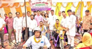 Workshop organized : सेवा संकल्प अभियान के तहत दिव्यांगजनों को बांटी गईं निःशुल्क ट्राईसाइकिल, बाबूगढ़ में स्वच्छता कार्यशाला आयोजित