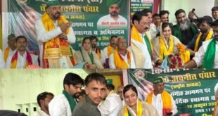 Grand welcome : किसान सेना (अ) की राष्ट्रीय सचिव बनीं कोमल गुर्जर, गंगोह में समर्थकों ने किया भव्य स्वागत