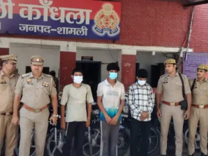 Recovered : कांधला पुलिस ने बाइक चोर गिरोह का किया खुलासा, तीन आरोपी गिरफ्तार; खंडहर से आधा दर्जन से अधिक बाइक-स्कूटी बरामद